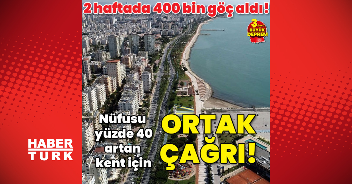 Nüfusu yüzde 40 artan kentimiz için ortak çağrı!